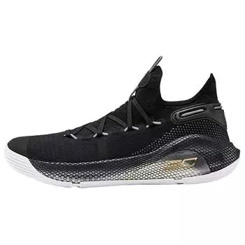 Мужские кроссовки Under Armour Curry 6 Team Black Gold Metallic White 3022893-008