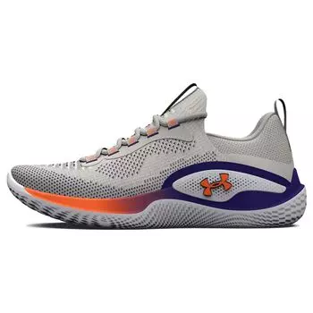Мужские кроссовки Under Armour Flow Dynamic Grey Blue Orange Grey-Mist Sonar-Blue 3026106-101 44