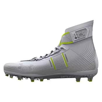 Мужские кроссовки Under Armour Highlight MC White Silver Lime Metallic-Silver 3023716-106 41