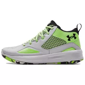 Мужские кроссовки Under Armour Lockdown 5 Halo Grey Quirky Lime 3023949-103 42