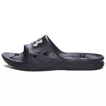 Мужские кроссовки Under Armour Locker 3 Slide Black Silver Metallic-Silver 1287325-001