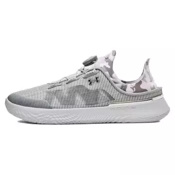 Мужские кроссовки Under Armour SlipSpeed Halo Grey Camo Steel Metallic-Silver 3027726-102 38.5