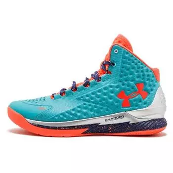 Мужские кроссовки Under Armour Team Curry 1 SC30 Select Green Hyg Pur 1275292-389