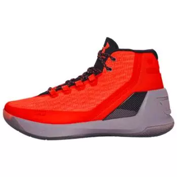 Мужские кроссовки Under Armour UA Curry 3 Red Hot Santa Orange Steel Black 1274061-810
