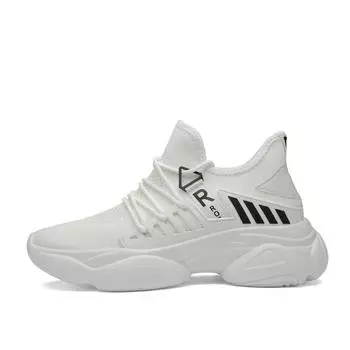 Мужские кроссовки, увеличивающие рост, обувь для мужчин, увеличивающая рост, сетчатые кроссовки, стелька 7-8 см 36