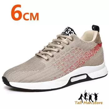 Мужские кроссовки, увеличивающие рост, обувь, увеличивающая рост, стельки 6 см, мужская повседневная обувь, увеличивающая рост 37