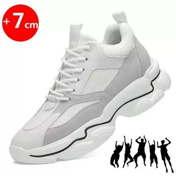 Мужские кроссовки, увеличивающие рост, обувь, увеличивающая рост, стельки, увеличивающие рост на 7-8 см 37