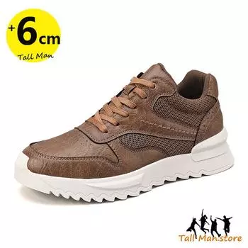 Мужские кроссовки, увеличивающие рост, спортивная обувь, стелька для увеличения роста, 6 см, сетка, мужская, для отдыха, мода 43