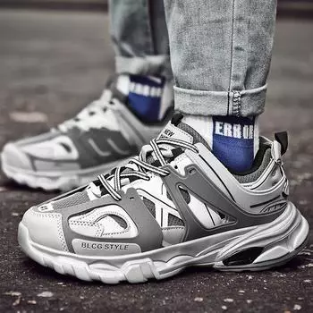 Мужские кроссовки в стиле ретро унисекс 36 белый