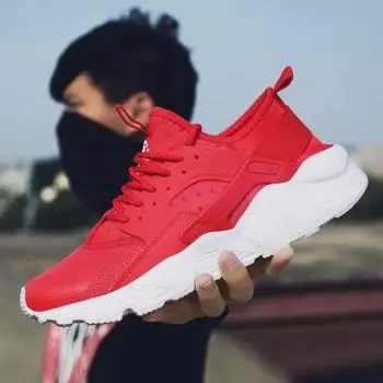 Мужские кроссовки Wallace Breathable Mesh — осенний стиль в стиле «трансграничный», универсальные для повседневной носки и бега 36 армия зеленый