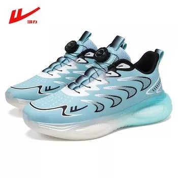 Мужские кроссовки Warrior Dad Shoes с мягкой подошвой, без шнурков, с вращающейся пряжкой, повседневные кроссовки 39 белый