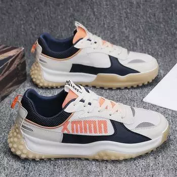 Мужские кроссовки весенние нескользящие мягкие подошвы модный бренд Forrest Gump кроссовки молодежные универсальные спортивные и любительские кроссовки для сноуборда 2025 новые 39 синий