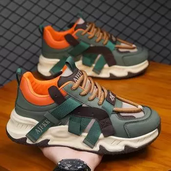 Мужские кроссовки весна осень высококачественные походные дизайнерские беговые кроссовки с высоким верхом стильные спортивные на платформе Zapatos Para Hombres 39