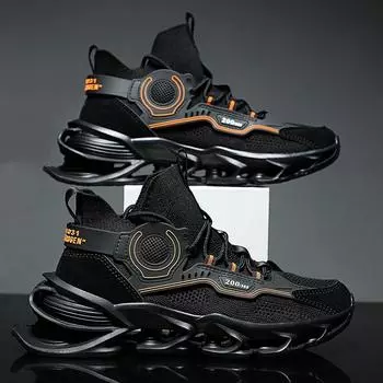Мужские кроссовки высшего качества для свободного бега, легкая спортивная обувь для прогулок на открытом воздухе, высококачественные спортивные дышащие кроссовки с лезвиями 46 11.5
