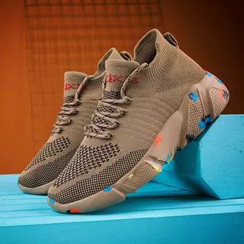 Мужские кроссовки, женская обувь, теннисные трендовые носки, прогулочные туфли, лоферы, дышащие, повседневные, для бега, летние, зеленые, большие размеры 35-47 35