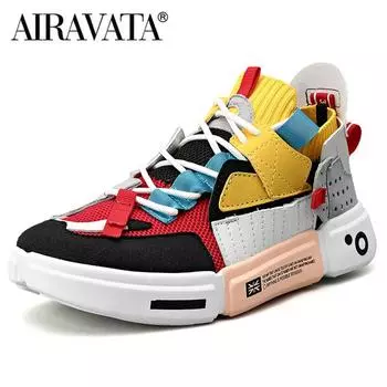 Мужские кроссовки, женская повседневная обувь, модные легкие кроссовки на толстой подошве на плоской подошве, мягкие дышащие кроссовки для пар 36 чёрный