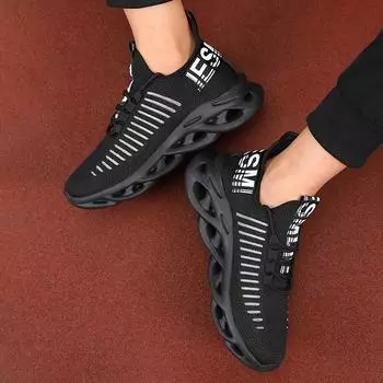 Мужские крутые кроссовки для бега, летняя мода, роскошь, дышащая, удобная, нескользящая подошва, для тренировок на открытом воздухе, баскетбольная обувь на шнуровке 36 белый