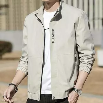 Мужские куртки-бомберы, повседневная мужская верхняя одежда, военные ветровки, пальто, мужские тонкие бейсбольные куртки с воротником-стойкой, одежда M темно-синий