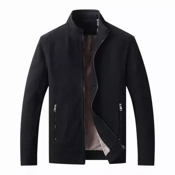 Мужские куртки, толстое теплое флисовое пальто, мужская зимняя верхняя одежда, повседневная военная байкерская куртка, мужская модная однотонная воротник-стойка XXXXL красный