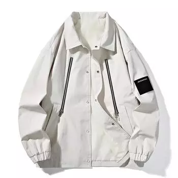 Мужские куртки Весна и осень Новые куртки Мужская корейский стиль Повседневная модная универсальная мужская одежда Красивая рабочая одежда Куртки с лацканами M
