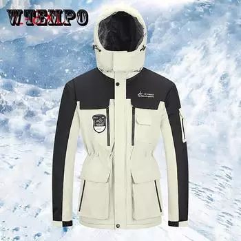 Мужские куртки Женская спортивная одежда Пальто Уличная куртка из мягкой оболочки с капюшоном Зимняя бархатная толстая теплая куртка с хлопковой подкладкой Одежда для альпинизма 8XL