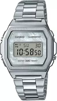 Мужские кварцевые часы Casio Collection Premium Vintage, серебристые, винтажные.