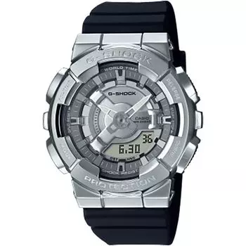 Мужские кварцевые часы Casio G-Shock, черные, с ремешком. чёрный