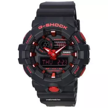 Мужские кварцевые часы Casio G-Shock X Ignite Red Series Analog Digital GA-700BNR-1A GA700BNR-1 200M