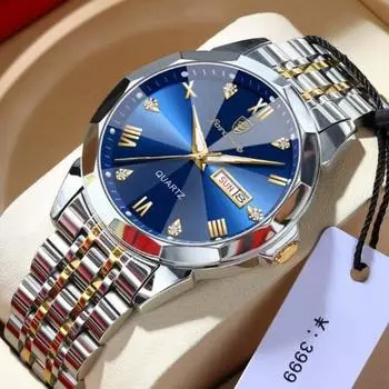 Мужские кварцевые металлические наручные часы Force Warbag, популярные корейские часы