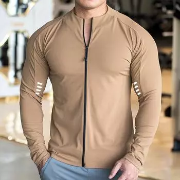 Мужские леггинсы для тренировок в спортзале Ice Silk Дышащая одежда для бега и тренировок Осень и зима Быстросохнущая спортивная одежда для велоспорта XS чёрный