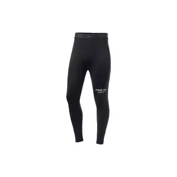 Мужские леггинсы Li Ning Plain Letter Print с высокой талией и фитнес-принтом, черные AULR091-1 S