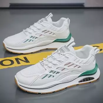 Мужские легкие дышащие повседневные кроссовки осень 2023 года — модный сетчатый универсальный дизайн 43