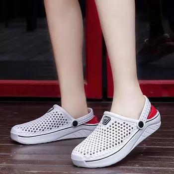 Мужские легкие летние пляжные сандалии, садовая обувь, мужские повседневные уличные тапочки, бесплатная доставка из ЭВА для мальчиков, новинка на выбор 40