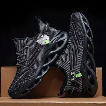 Мужские легкие модные повседневные кроссовки больших размеров, спортивная мужская обувь, удобные дышащие амортизирующие кроссовки для бега для мужчин 39