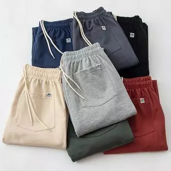 Мужские легкие спортивные штаны с эластичным поясом Спортивные штаны для бега для мужчин Спортивные штаны Брюки для отдыха с карманами Спортивные брюки из джерси для тренировок для бега S