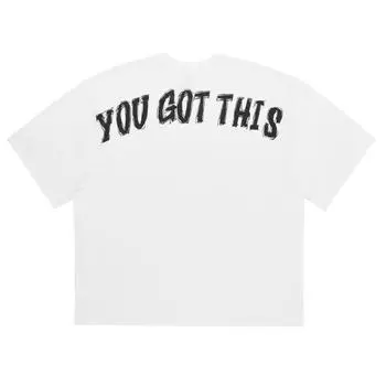 Мужские летние футболки больших размеров, свободные футболки для тренировок, фитнеса, короткие рукава, топы с буквенным принтом M белый