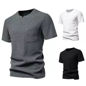 Мужские летние футболки с коротким рукавом, мягкая спортивная футболка сухой посадки, влагоотводящие активные повседневные дышащие футболки с круглым вырезом для бега для мужчин S белый