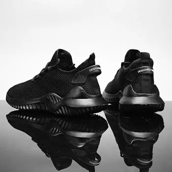 Мужские летние легкие сетчатые дышащие кроссовки для бега, спортивная обувь для отдыха, тренировочная обувь 39 коричневый