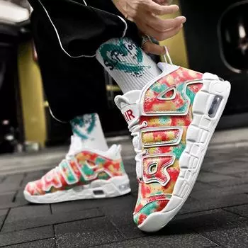 Мужские летние молодежные кроссовки 2024 года в уличном стиле с воздушной подушкой 38