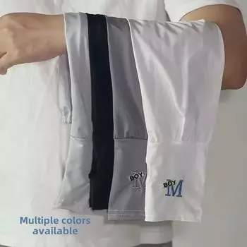 Мужские летние нарукавники Ice Silk с защитой от ультрафиолета для вождения и езды на велосипеде