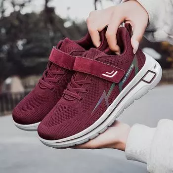 Мужские летние новые дышащие кроссовки с толстой подошвой для альпинизма, противоскользящие, для пары, большие повседневные сетчатые кроссовки, обувь для тенниса 36 серый