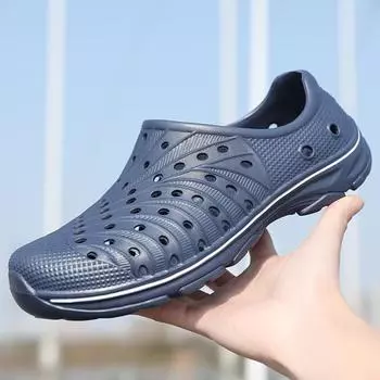 Мужские летние открытые дышащие пляжные сандалии повседневные уличные тапочки сандалии мужские мужские тапочки Graden Clogs Slip On Loafers 7