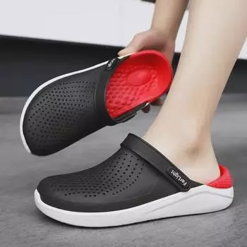 Мужские летние пляжные сандалии и тапочки EVA2024 на толстой подошве Size 45