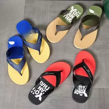 Мужские летние пляжные сандалии с мягкой подошвой и противоскользящим покрытием - новый стиль 41 синий