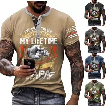 Мужские летние полосатые топы с короткими рукавами и принтом. Мужские повседневные модные рубашки с короткими рукавами. L