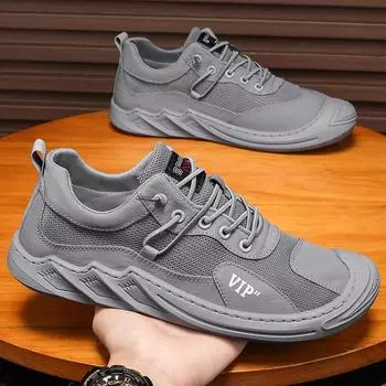 Мужские летние рабочие кроссовки Lovers, не повседневные кожаные повседневные туфли из искусственной кожи, теннисные туфли Tenid Shoose для мужчин, кожаные ботинки для мужчин 39 чёрный