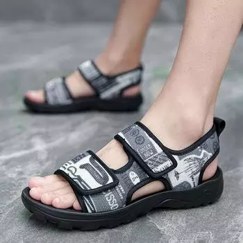 Мужские летние сандалии, модные нескользящие альпинистские походные туфли, мужские пляжные тапочки, повседневная спортивная обувь, мужские кроссовки 7