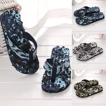 Мужские летние шлепанцы, обувь, сандалии, тапочки, домашние и уличные шлепанцы 40 чёрный