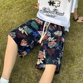 Мужские летние шорты для плавания, пляжные шорты с 3D принтом, брюки, купальник, женские плавки, новинка 2023 года, пляжный волейбол, спортивные шорты для спортзала 5XL