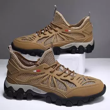 Мужские летние спортивные кроссовки Tide для студентов, повседневные кроссовки для ходьбы и бега, походная обувь для путешествий 38 дубильная кора